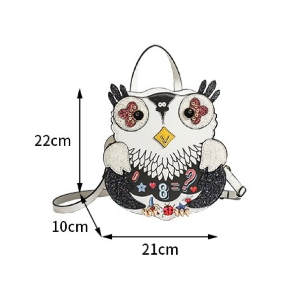 Owl Backpack - White - Picture 13 of 17